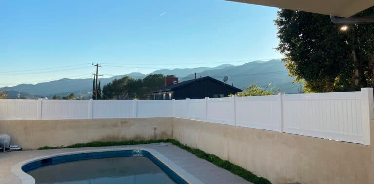 Professional fence installation